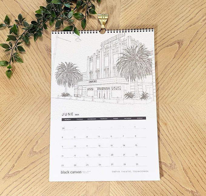 2025 Calendar of Toowoomba