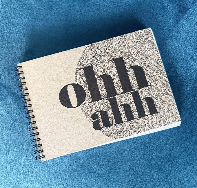 A5 notebook - ohh ahh