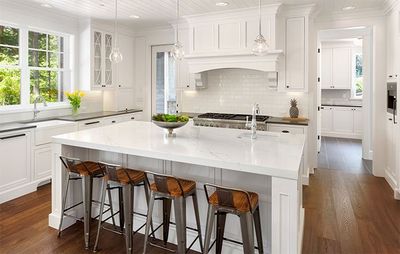 Residential Contractor — Kitchen in New Luxury Home in Rockford, IL