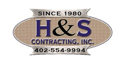 a logo for h & s contracting inc. since 1980