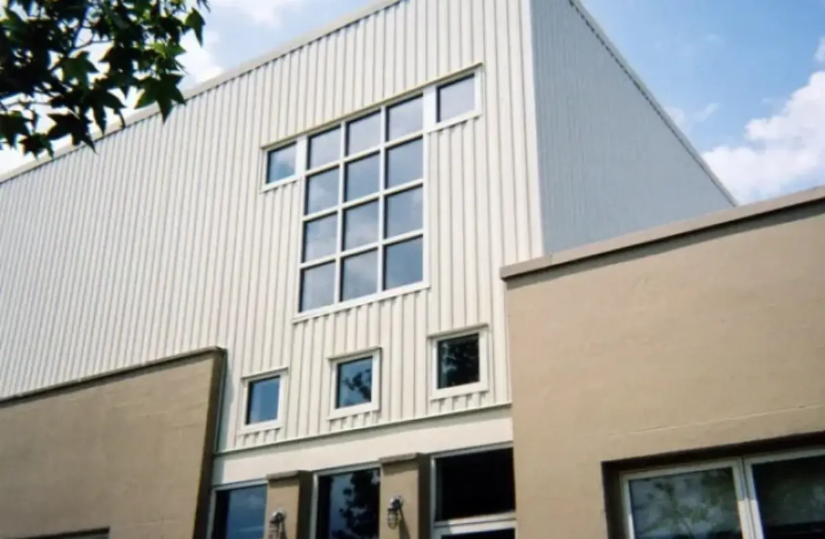 A building with a lot of windows on it