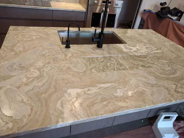 Countertop With Sink — Louisville, KY — ELeet Stone Countertops