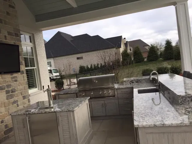 Countertop Outside — Louisville, KY — ELeet Stone Countertops