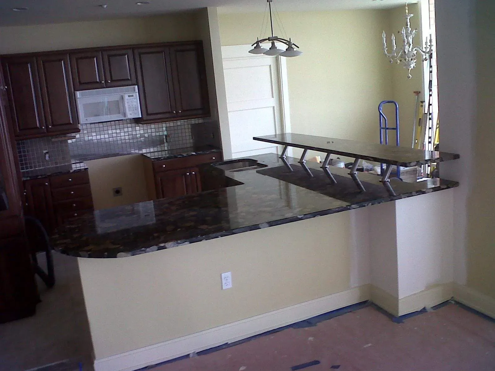 Dark Colored Countertop — Louisville, KY — ELeet Stone Countertops