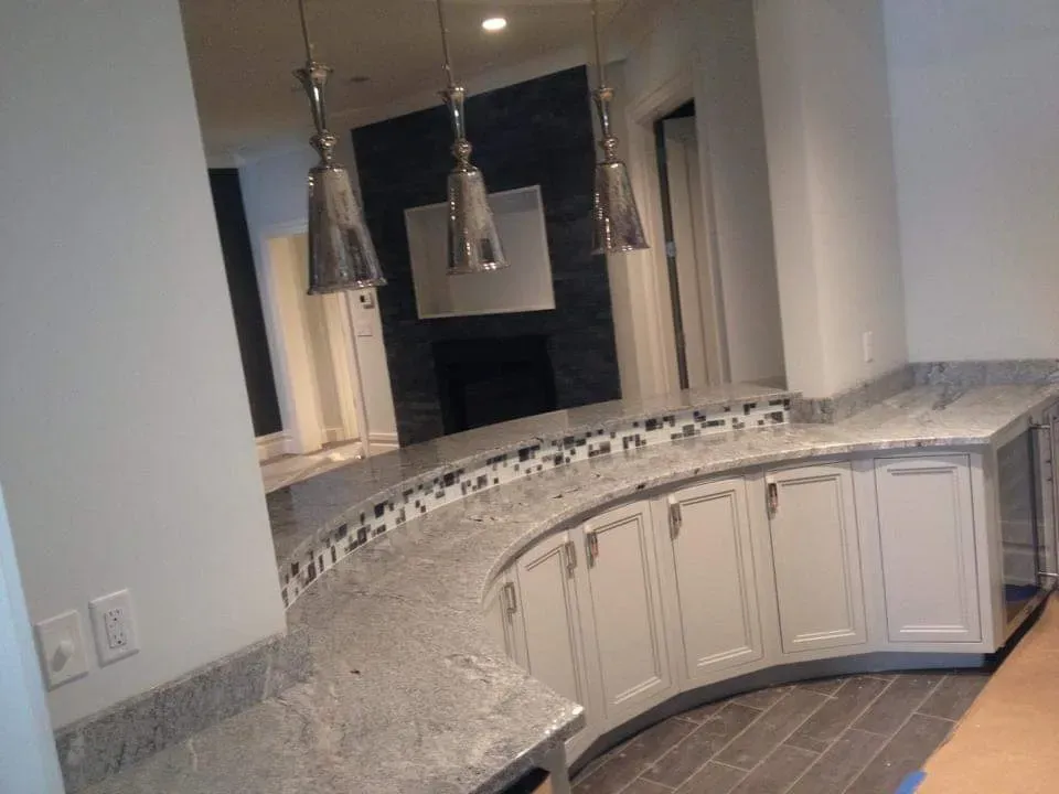 Light Colored Countertop — Louisville, KY — ELeet Stone Countertops