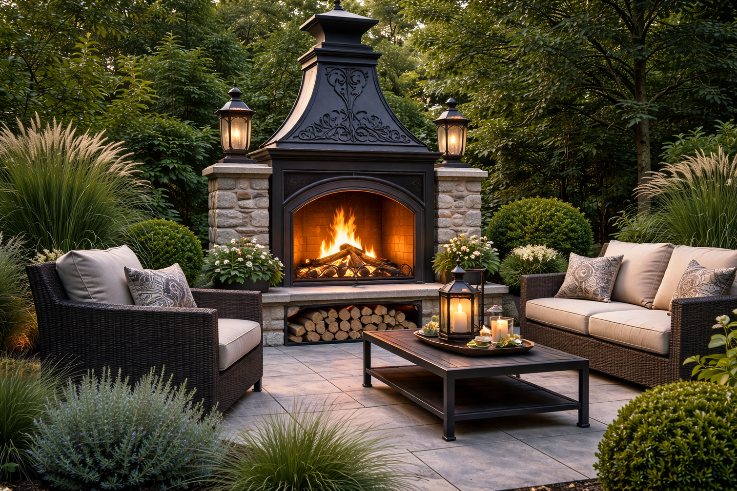 oggetti di design in ferro o acciaio per esterno