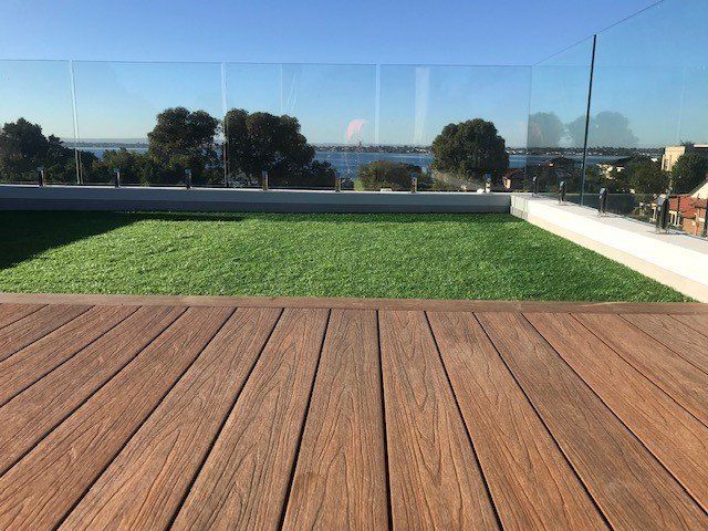 Backyard of home in Hillway Nedlands residential development