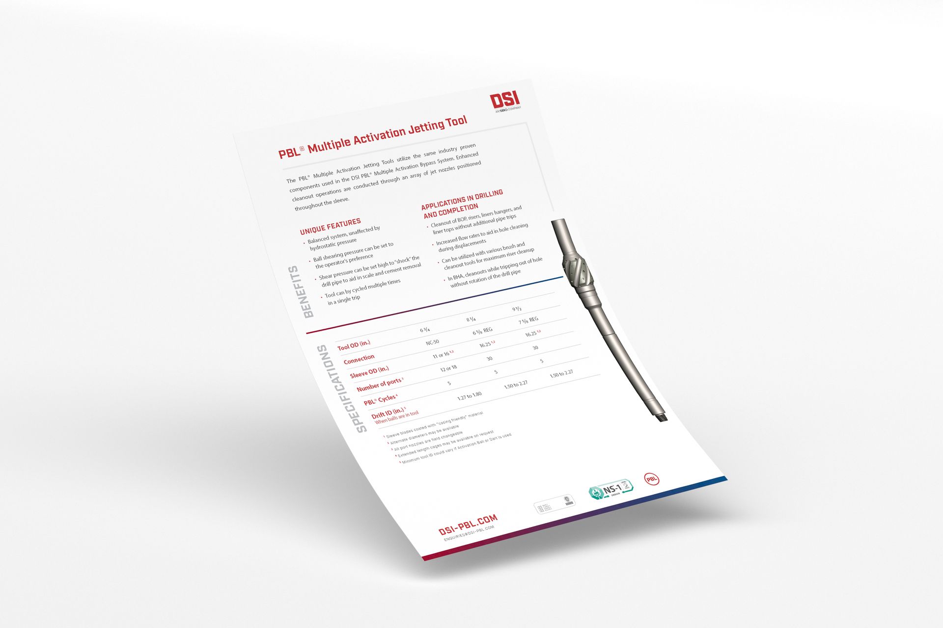 DSI PBL Multiple Activation Jetting Tool Thumbnail image