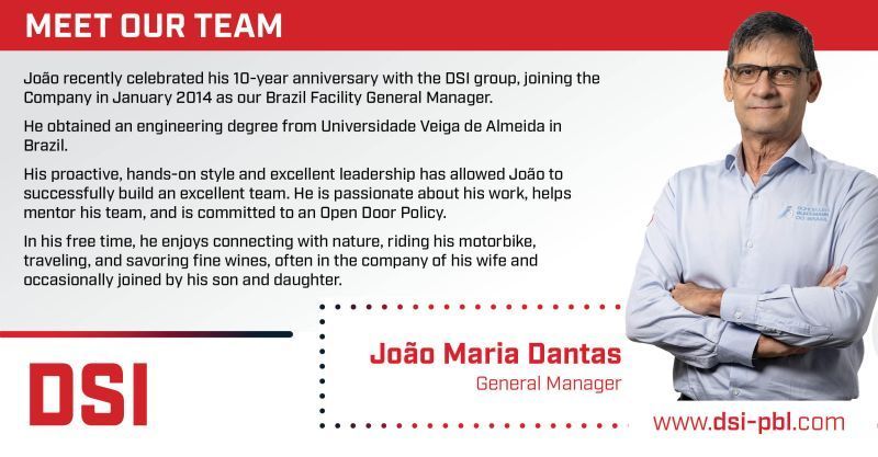 Joao maria dantas is the general manager of dsi