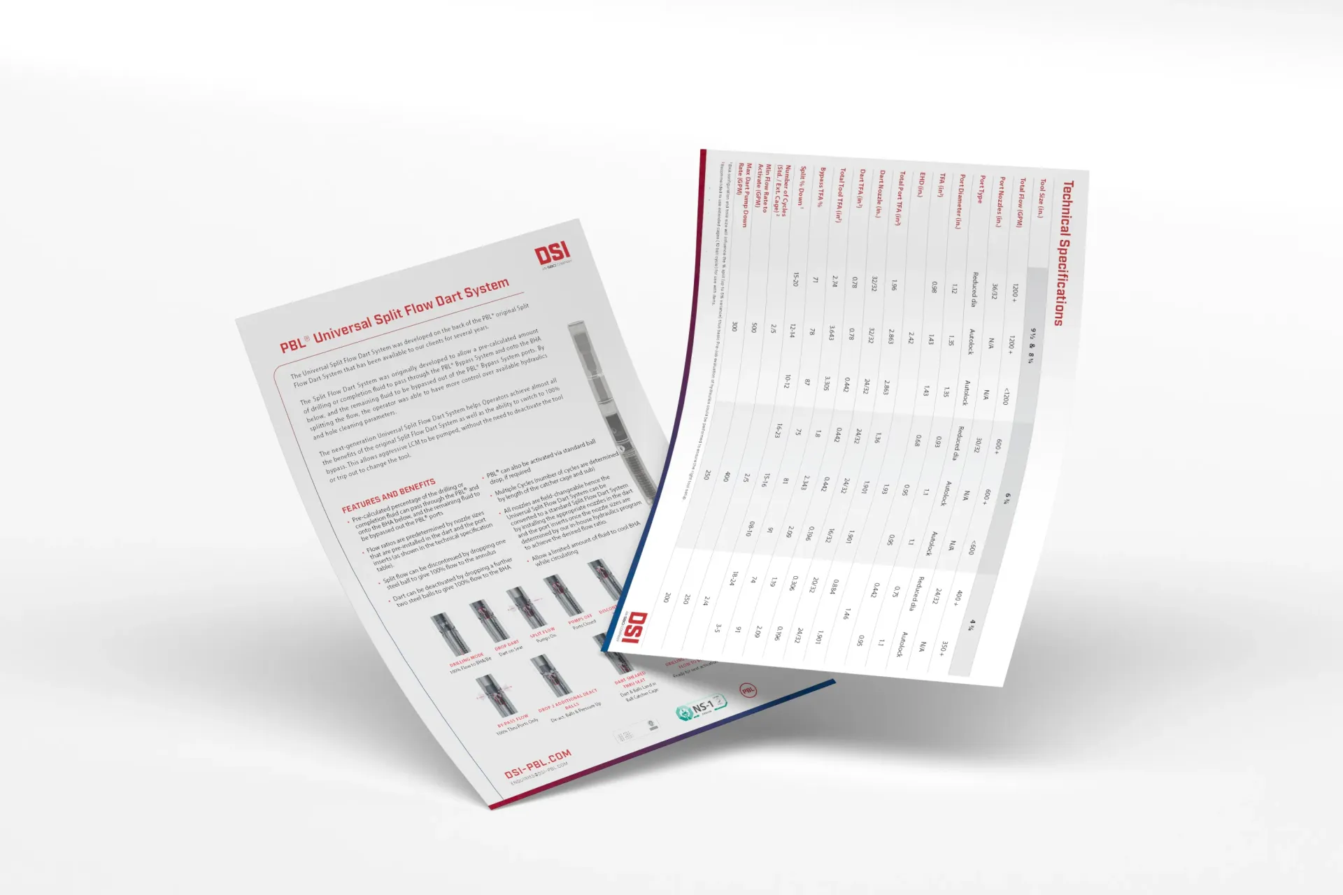DSI PBL Universal Split Flow Dart System Document Thumbnail