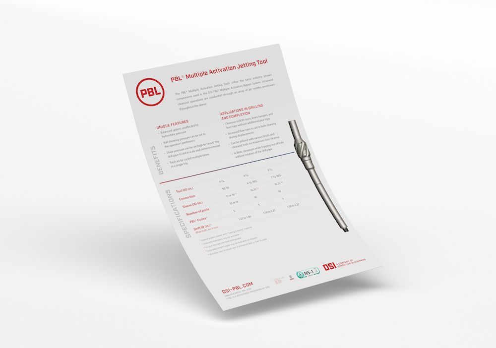 DSI PBL Multiple Activation Jetting Tool Thumbnail image
