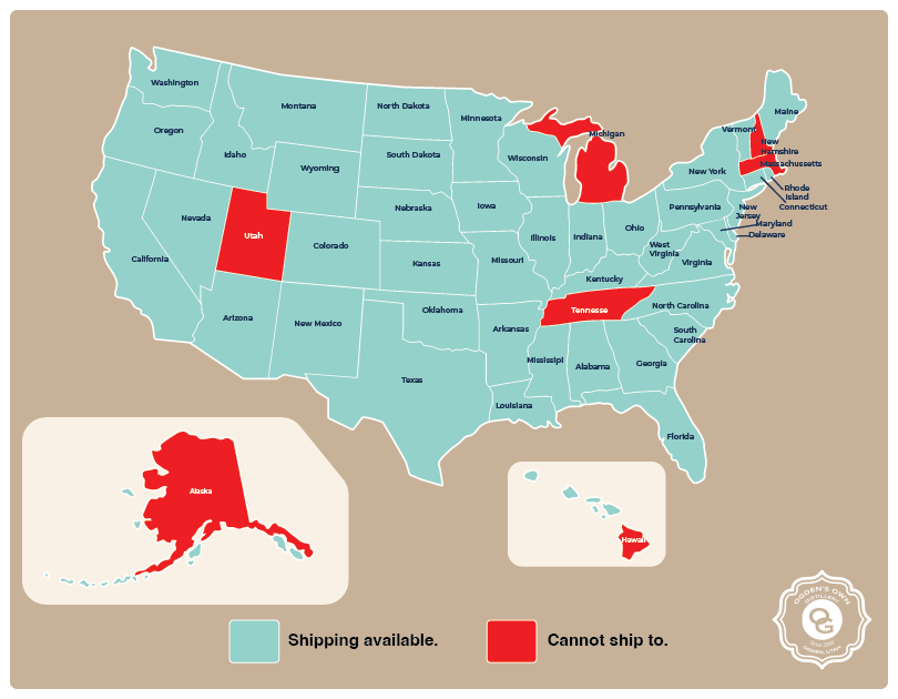 Ogden's Own Map of States