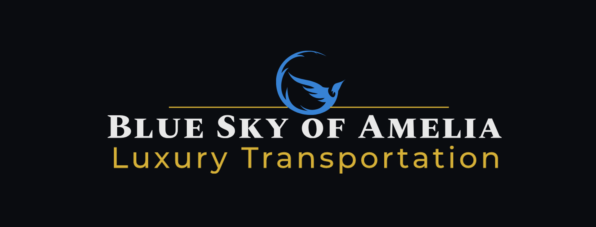 Blue Sky of Amelia Transportation logo