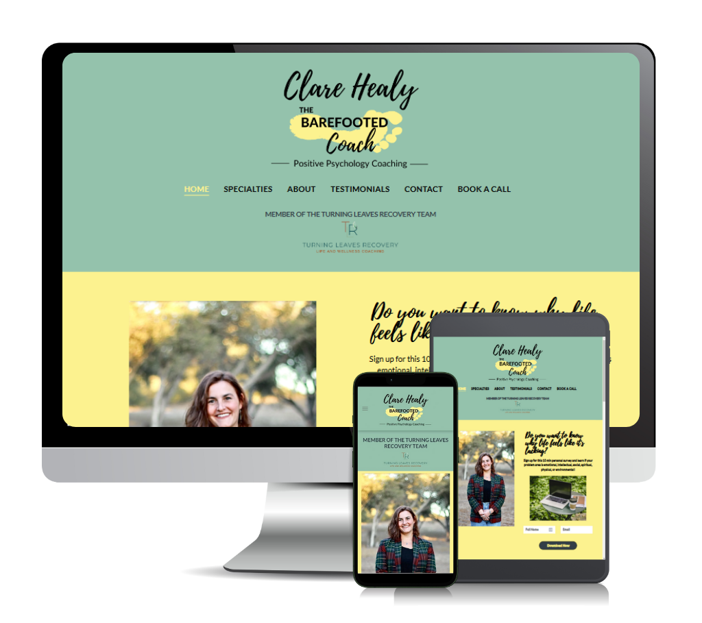 Clare Healy Home page