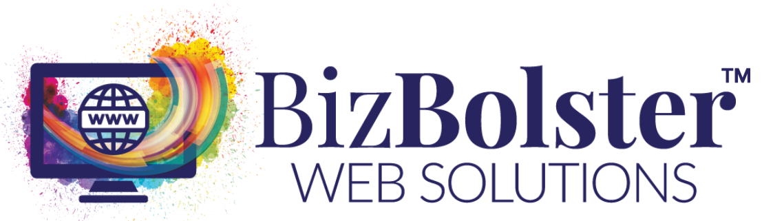 wide rectangular logo for BizBolster Web Solutions