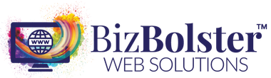 wide rectangular logo for BizBolster Web Solutions