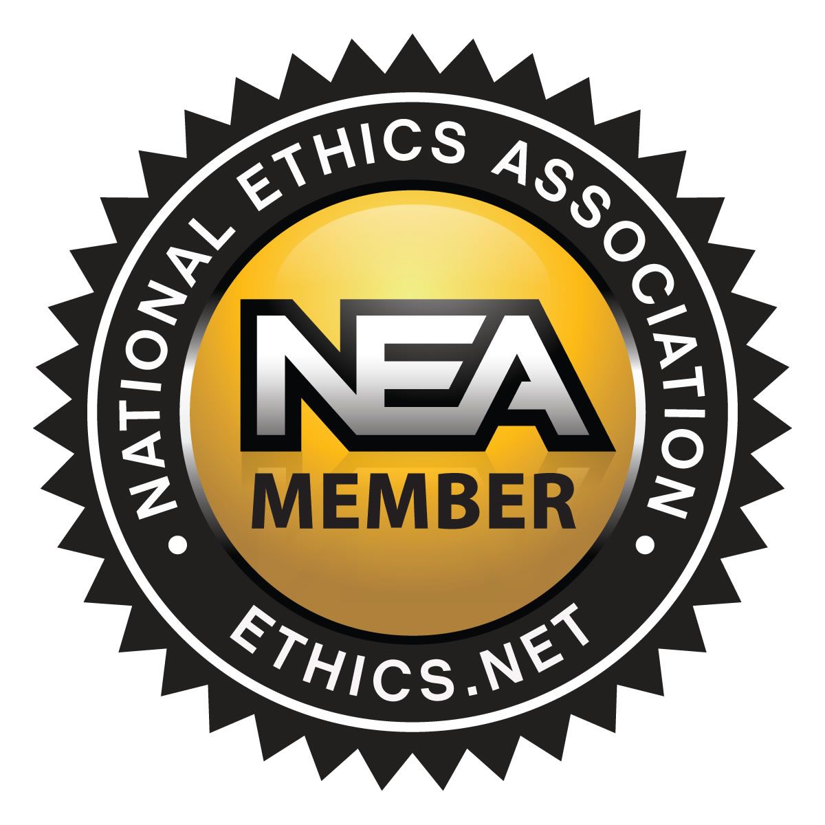 National Ethics Association badge