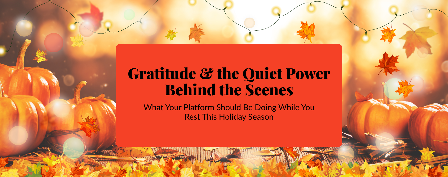 Image of a Thanksgiving scene with the title text