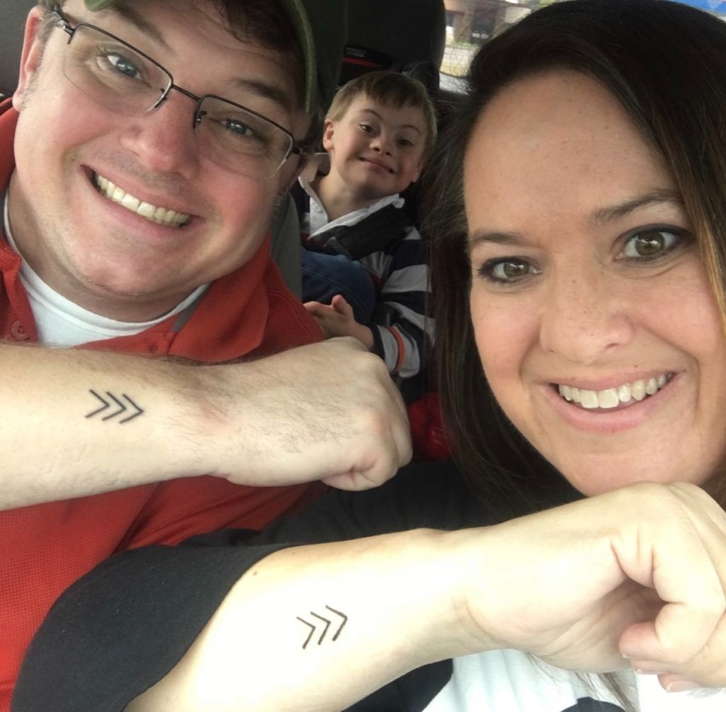Family with Lucky Few Tattoos