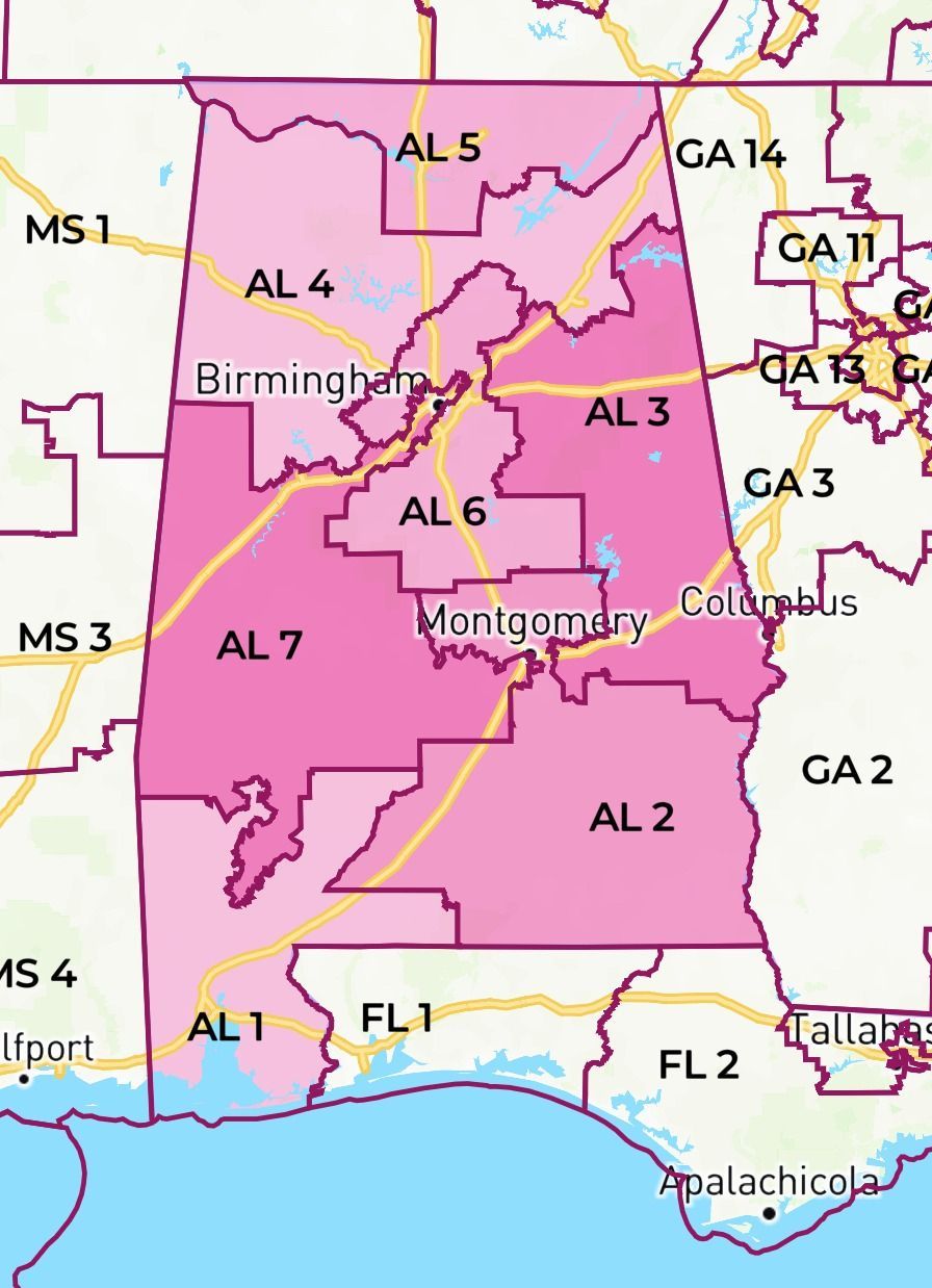 Click on the map and enter your address to find your representatives.