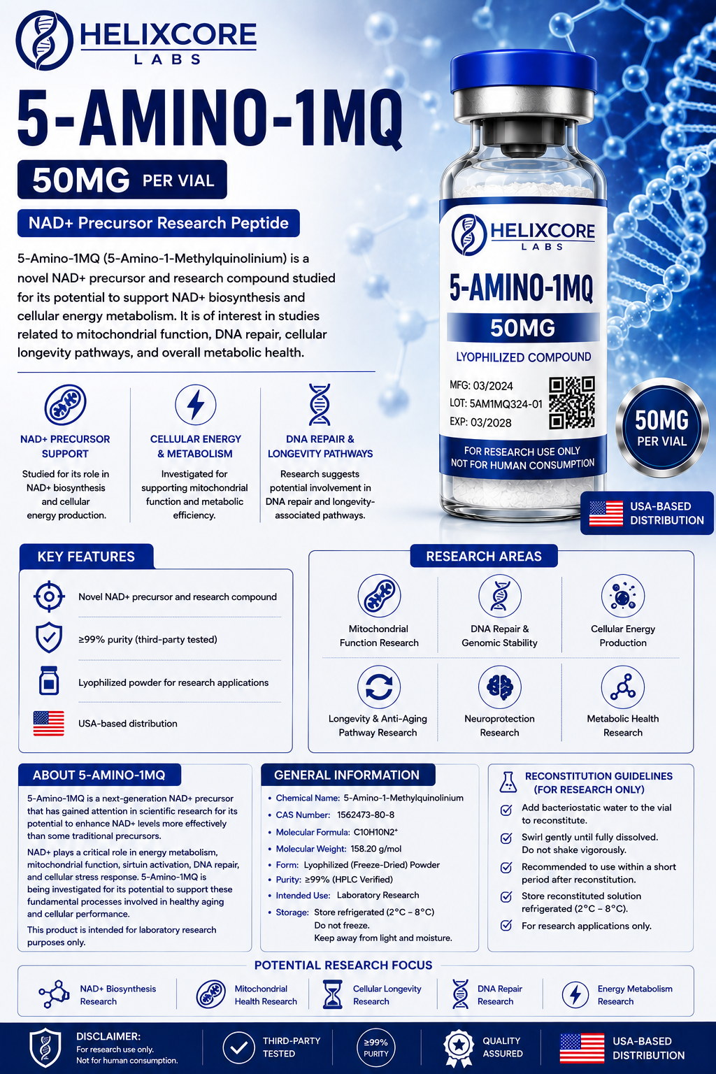 5-Amino-1MQ 50mg