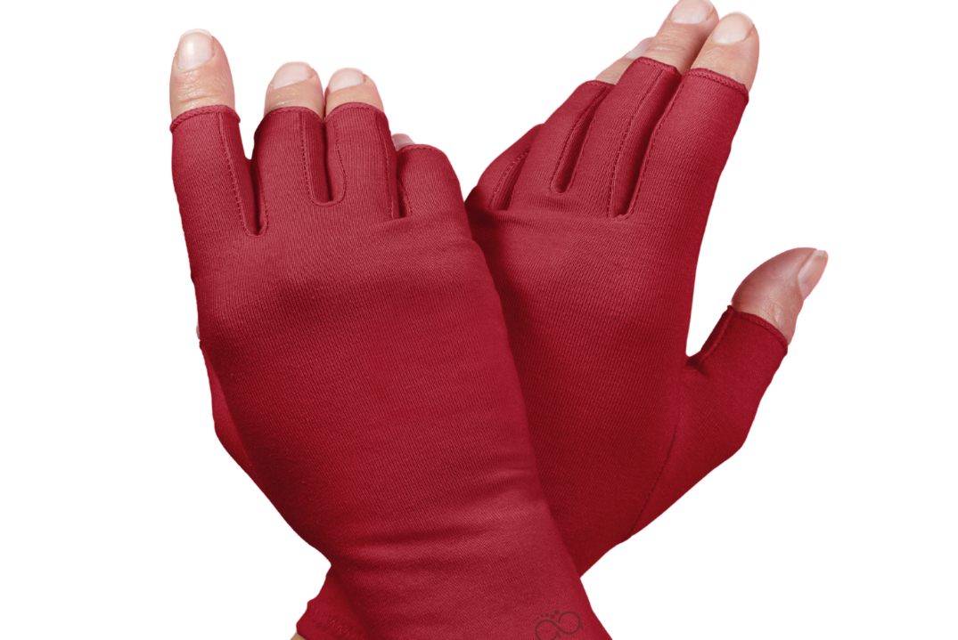 Grace and Able Chili Red Compression Gloves
