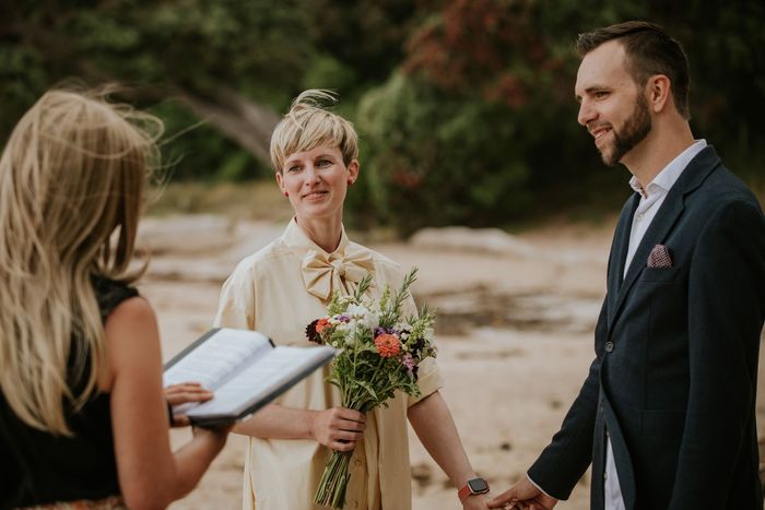 Lonely Bay Beach Wedding