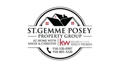 A logo for a real estate company called st. gemme posey property group
