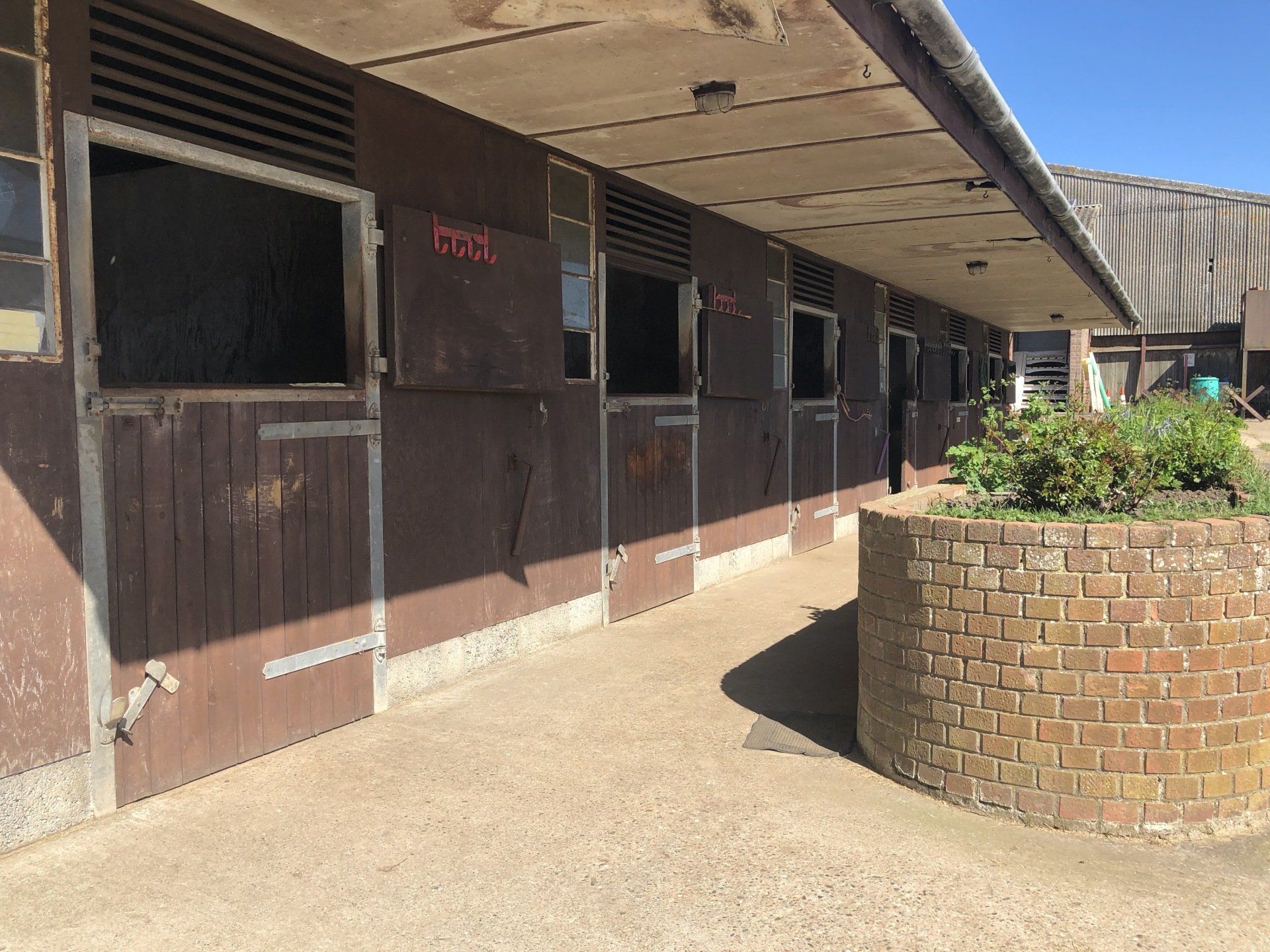 Stables for horses and ponies
