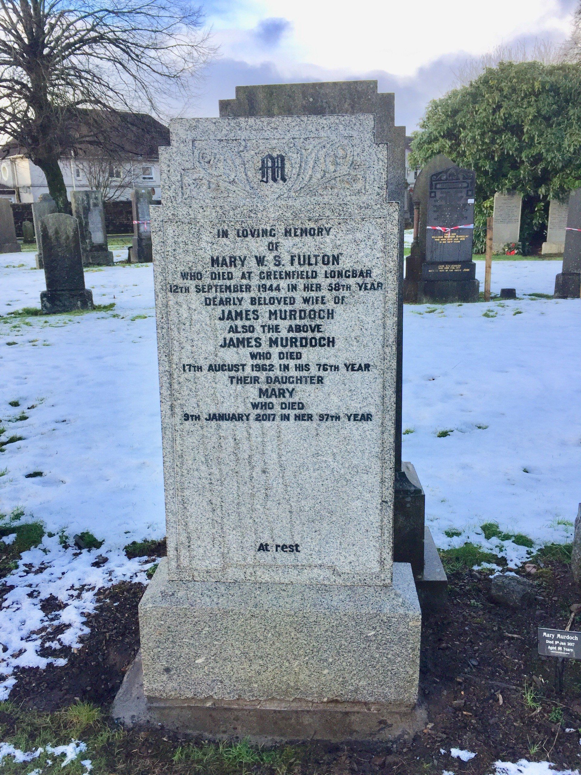 Gravestone Re Erection