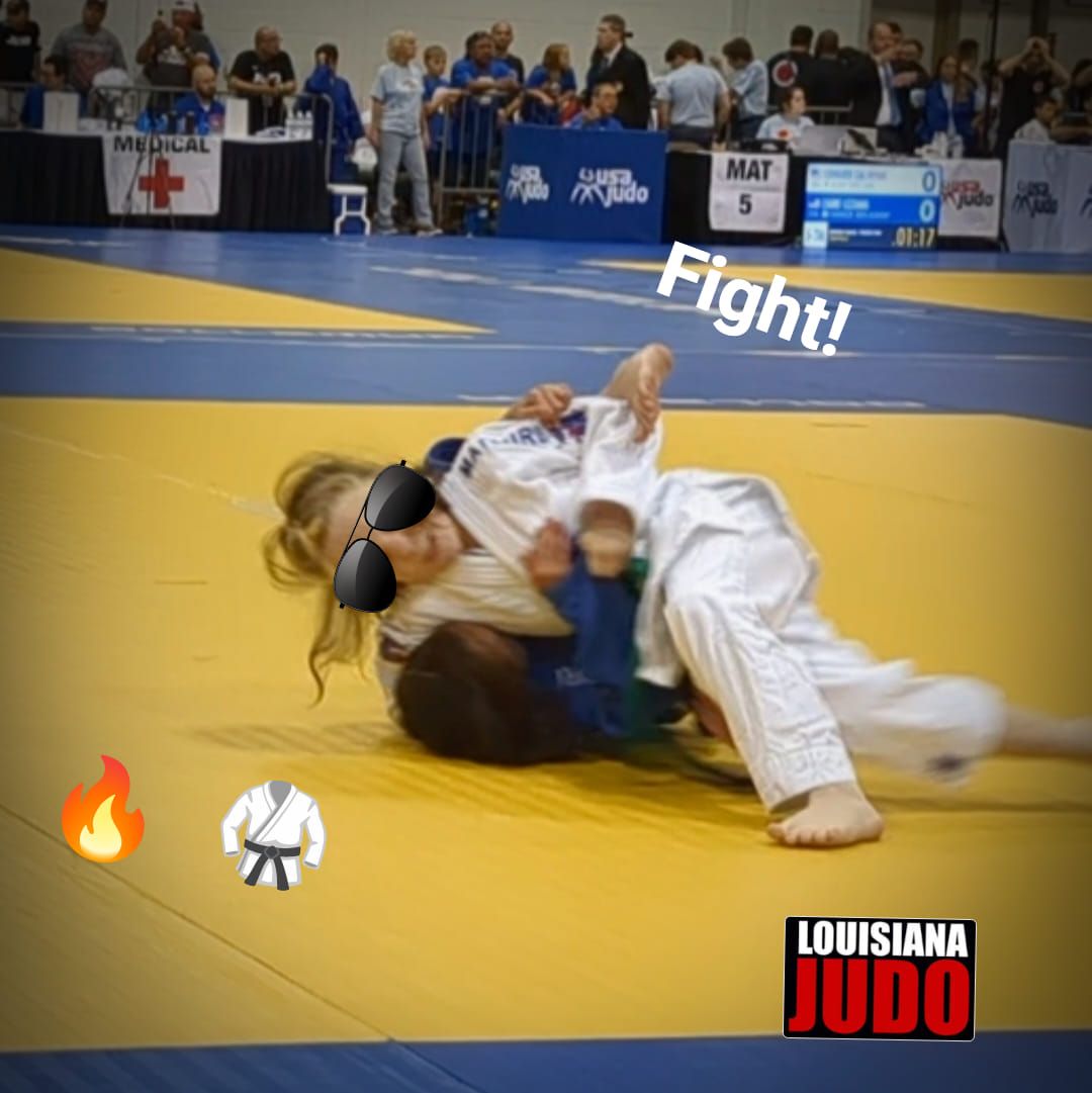 A judo match is being held in louisiana
