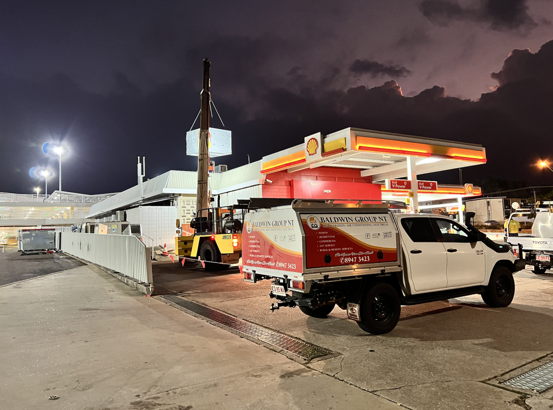 Baldwin Group Service Truck — Refrigeration in Berrimah, NT