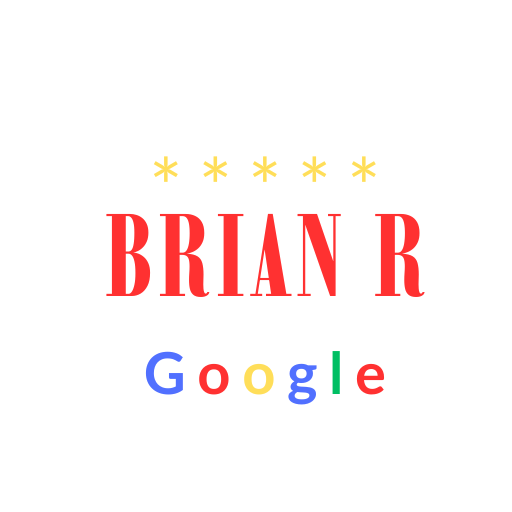 Five yellow stars above the red text