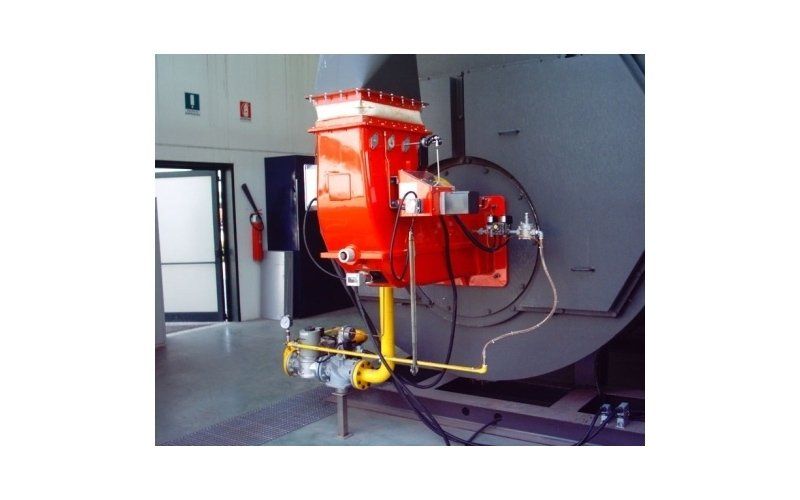 dettaglio di una componente di un bruciatore