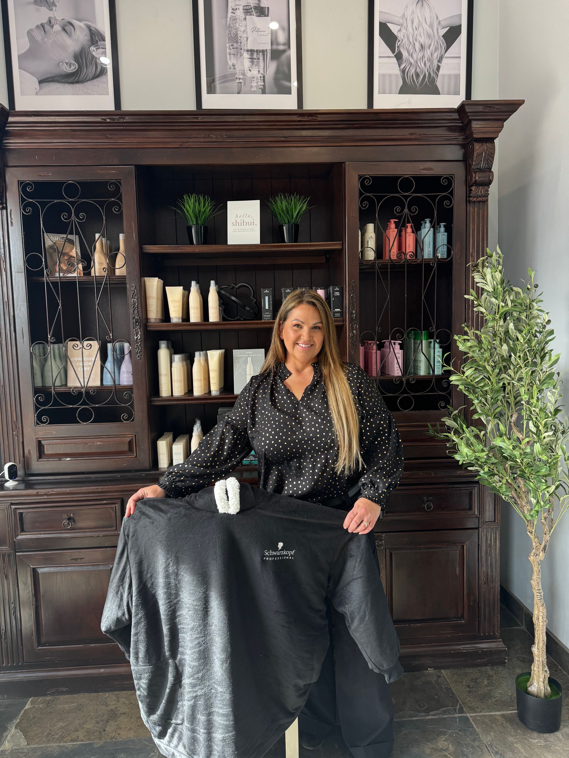 Inside Platinum Salon and Spa on Williams Field Road