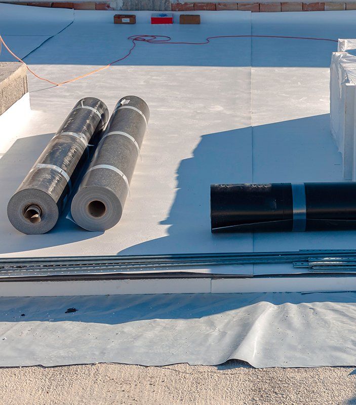 Thermoplastic Polyolefin Materials On Roof