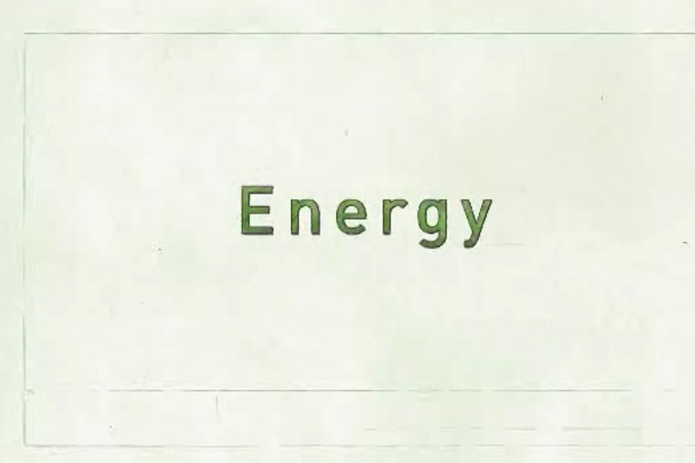 Energy Visual Text