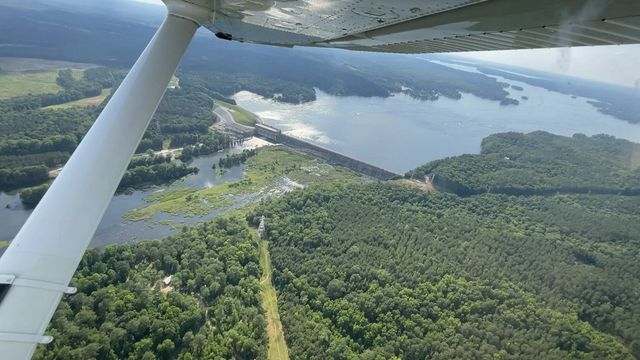 Local lake is drained every few years for maintenance; currently