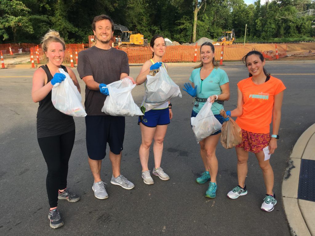 Plogging at Resident Culture, Summer 2019