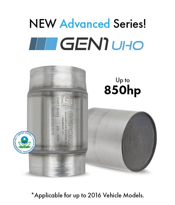 G-Sport GEN1 Advanced UHO 85032, 85042, 85002 EPA Verified