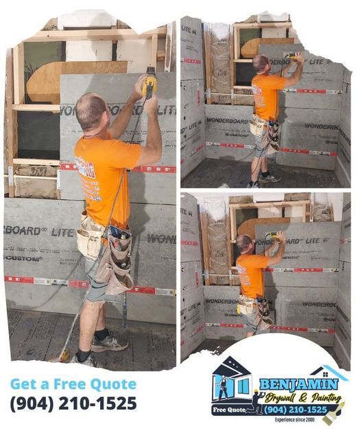 Picture Of Man - Jacksonville, FL - Benjamin Drywall Inc