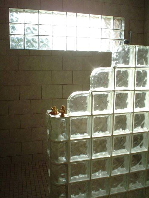 Bathroom Partition - Glass Blocks in Chicago, IL