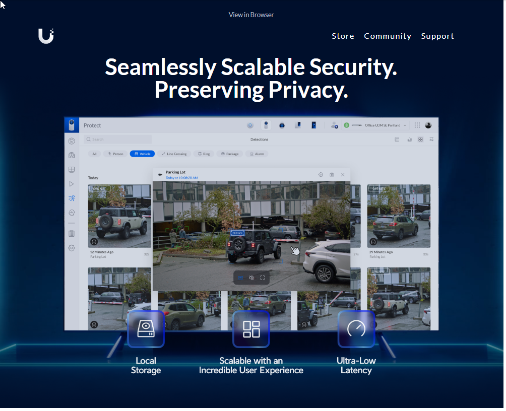 A computer screen with a seamless scalable security preserving privacy.