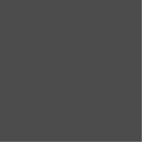A close up of a gray square on a white background.