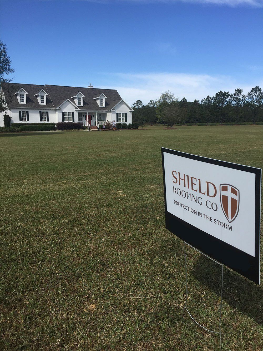 Shield Roofing Sign