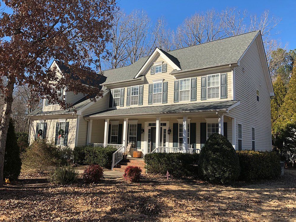 House with new roof from Shield Roofing