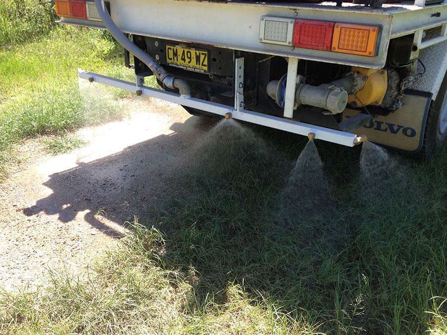 Truck Spraying Water to Ground — Glass-a-Water in Murwillumbah, NSW