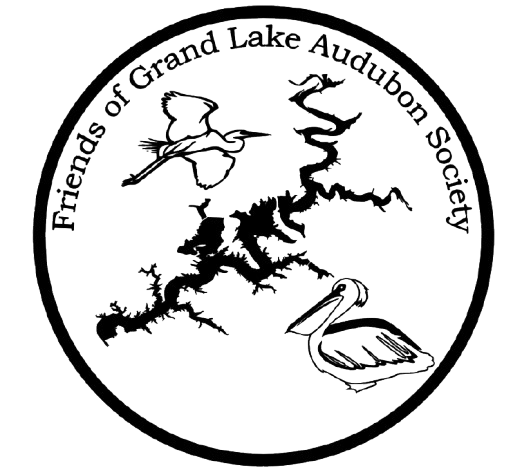 The logo for the friends of grand lake audubon society