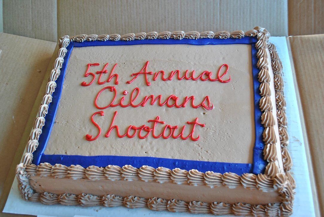 A cake for the 5th annual oilmans shootout