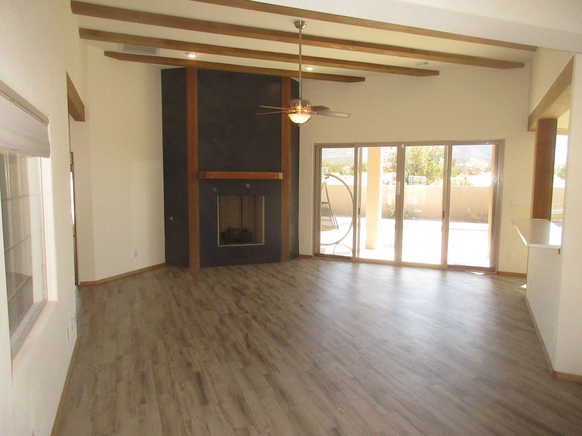The inside great room off entrance of a rental property in Placitas, NM with Advantage Pointe Properties that is 3BDR/2BA/3CG